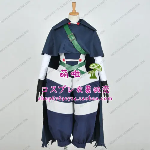 Fairy Tail Mystogan Cosplay Costume GOOD quality with hat