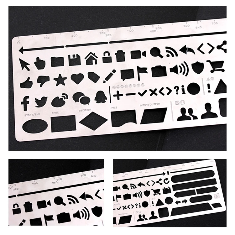 Web UI Stencils For Design DIY Paper Cards Craft Layering For Scrapbooking Painting Template Stamps Album Decorative