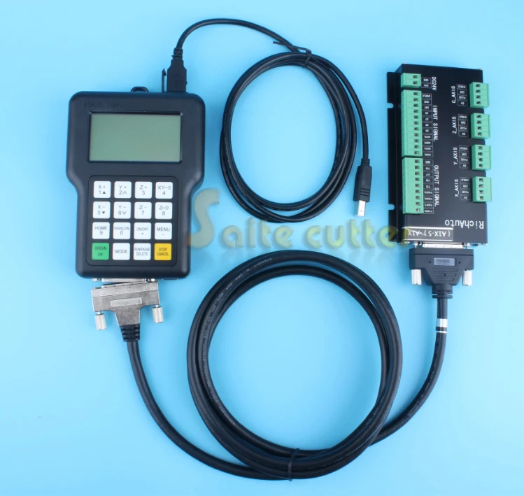 Origin RichAuto A11 DSP CNC controller A11S A11E 3 axis controller for cnc router USB DSP Handle upgrade 0501 controller