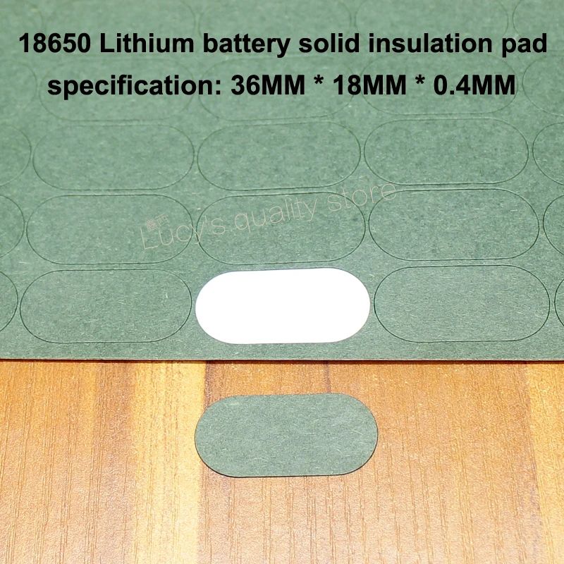 100pcs/lot 18650 Lithium Battery Insulation Pads 3S Solid Pads Insulation Pads Battery Accessories