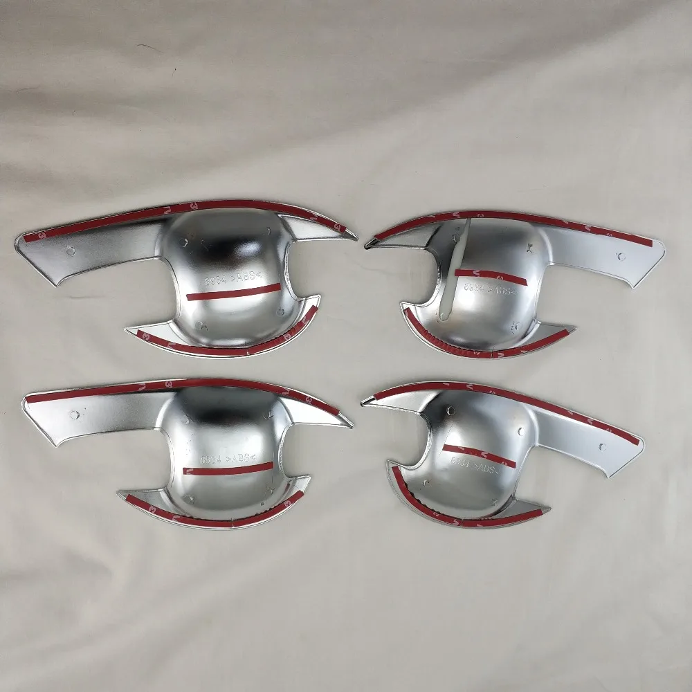 For Toyota Vios Yaris ATIV 2014 2015 2016 door handle bowl cover ABS Chrome Accessories Stickers Car Styling