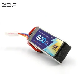 ZDF High Power 3S 11.1v 1500mAh 35C LiPo Battery T/XT60/EC3 Plug 11.1 v Rechargeable Lipo Battery For RC Car Airplane Helicopter