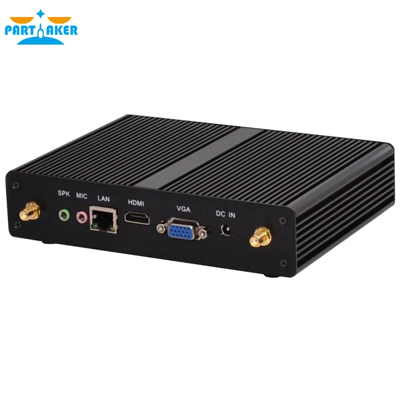 Imagem -02 - Mini pc sem Fanless Intel Core i5 4200y Win 10 Gigabit Lan Vga Hdmi Office Nettop pc 2955u Thin Client Htpc