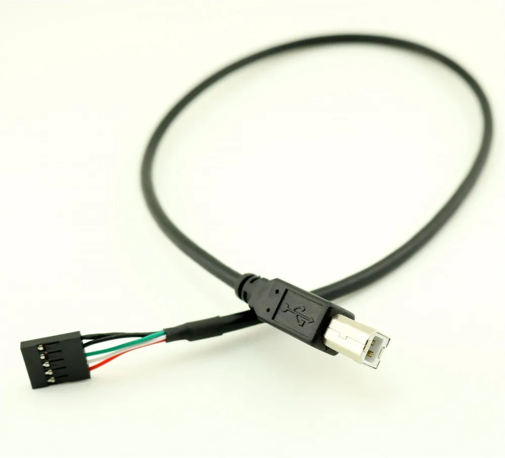 

1pcs 50cm USB 2.0 Type B Male to Dupont 5 Pin Female Header Motherboard Adapter Connector Converter Cable for printer