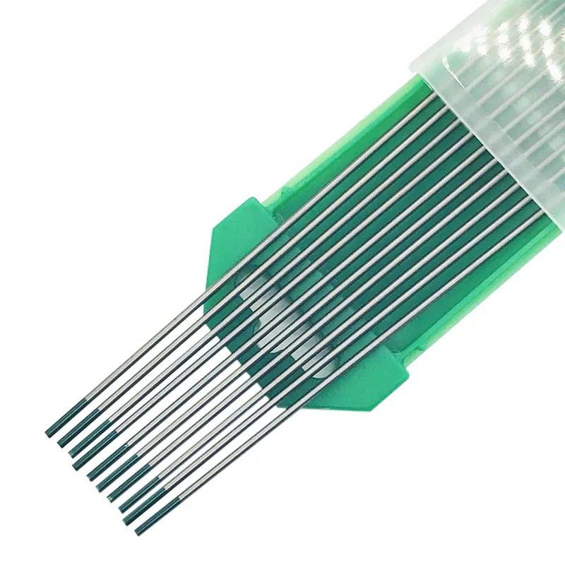 Green Tip Pure Tungsten Electrode 1.6mm X 150mmsolder For Soldering Aluminum Solder For Soldering Aluminum Welding Electrodes