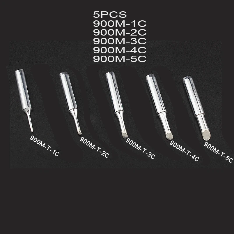 

Solder Iron Tips 900M-T-1C,2C,3C,4C,5C series for Hakko 936 Soldering Rework Station