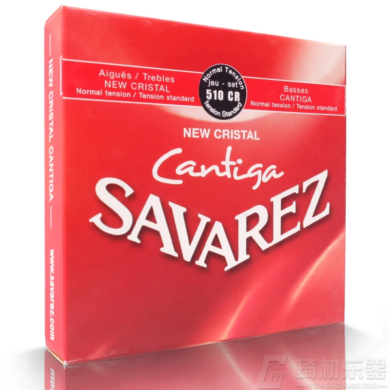 Savarez 510 Cantiga 시리즈 풀 세트, Cristal/Cantiga 노멀 텐션 클래식 기타 현, 510CR, 신제품