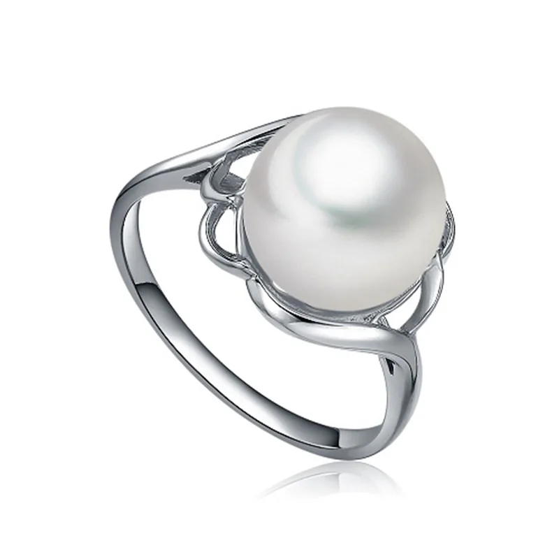 Sinya 925 Sterling Silver Jewellery High Luster Natural Freshwater Pearls Wedding Brand Rings Mother Day LoverBest Gift