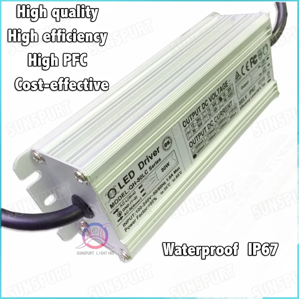 Imagem -05 - Emc Lvd Ip67 80w Drive Led de Corrente Constante Unidades 612cx7b 2000ma Embutido para Holofotes