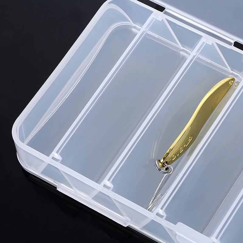 

Fish Lures Hard Cases 14 Compartments Double Sided Spinner Plastic Useful Multi-function Fly Fishing Tackle Box Storage Tool