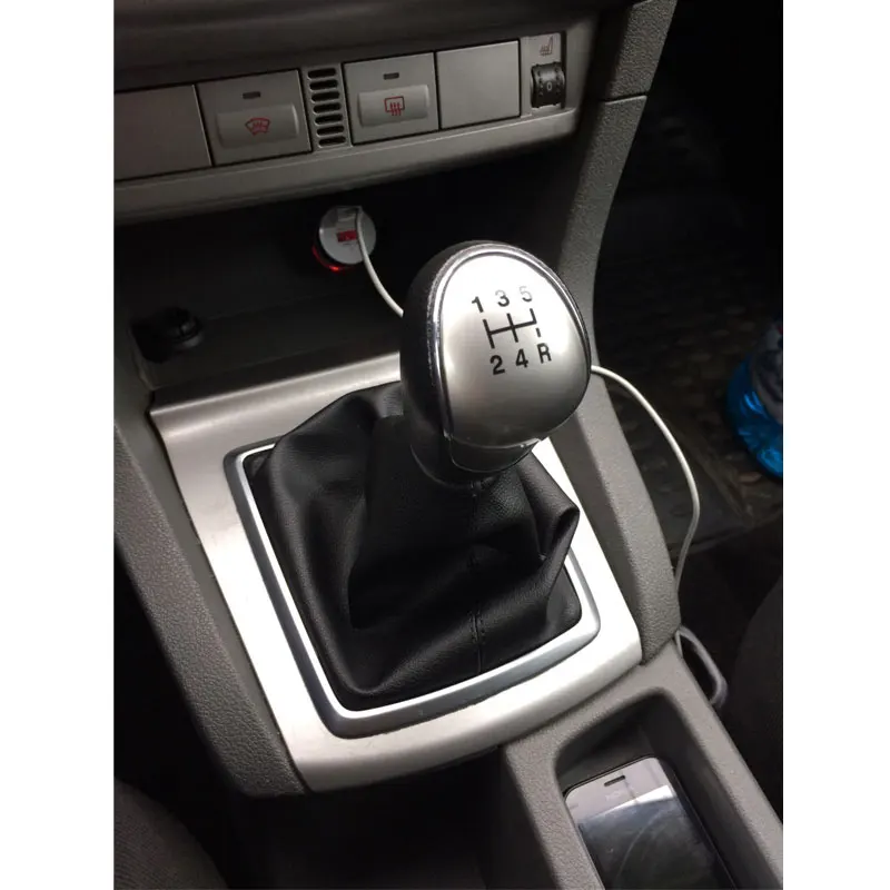 Car Styling Shift Gear Knob Gaitor Leather Boot For FORD FOCUS MK2 2004 2005 2006 2007 2008 2009 2010 2011 2012