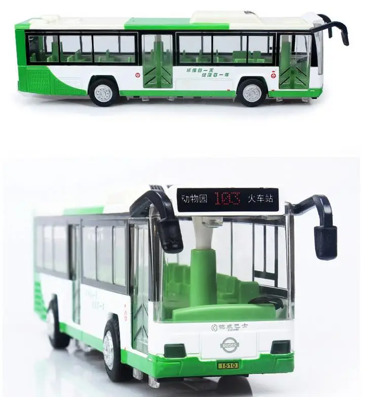 1:50 alloy pull back bus model, high imitation City air-conditioned bus,flash toy vehicle, free shipping