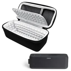 Hard EVA Case for Anker SoundCore Boost 20W Speaker Storage Box with Soft Inner Lining and Waterproof Shell for Travel and Home