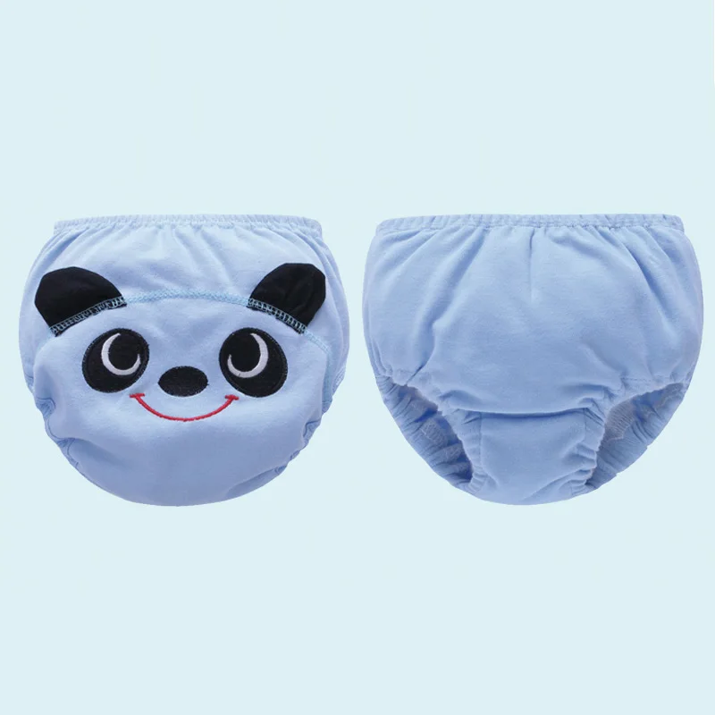 1Pcs Mother Kids Baby Bare Cloth Diapers Animal Pattern Reusable Infants Children Cotton Diaper Training Panties Nappy Changing