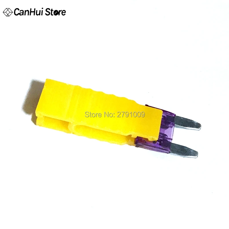 2pcs Blade Fuse Puller Car Automobile Fuse Clip Tool Extractor for Car Fuse Holder Yellow Car Fuse Extractor Small Medium Clip