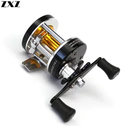 Copper Aluminum Alloy Right Hand Spinning Trolling High Speed 3.8:1 Fishing Reel Boat Reel Multiplier Drum Reels Fish Wheel Tool