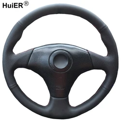 Hand Sewing Car Steering Wheel Cover For Toyota RAV4 1998 - 2002 2003 Celica 1998 - 2004 2005 Corolla (US) 2003 - 2006 2007 2008