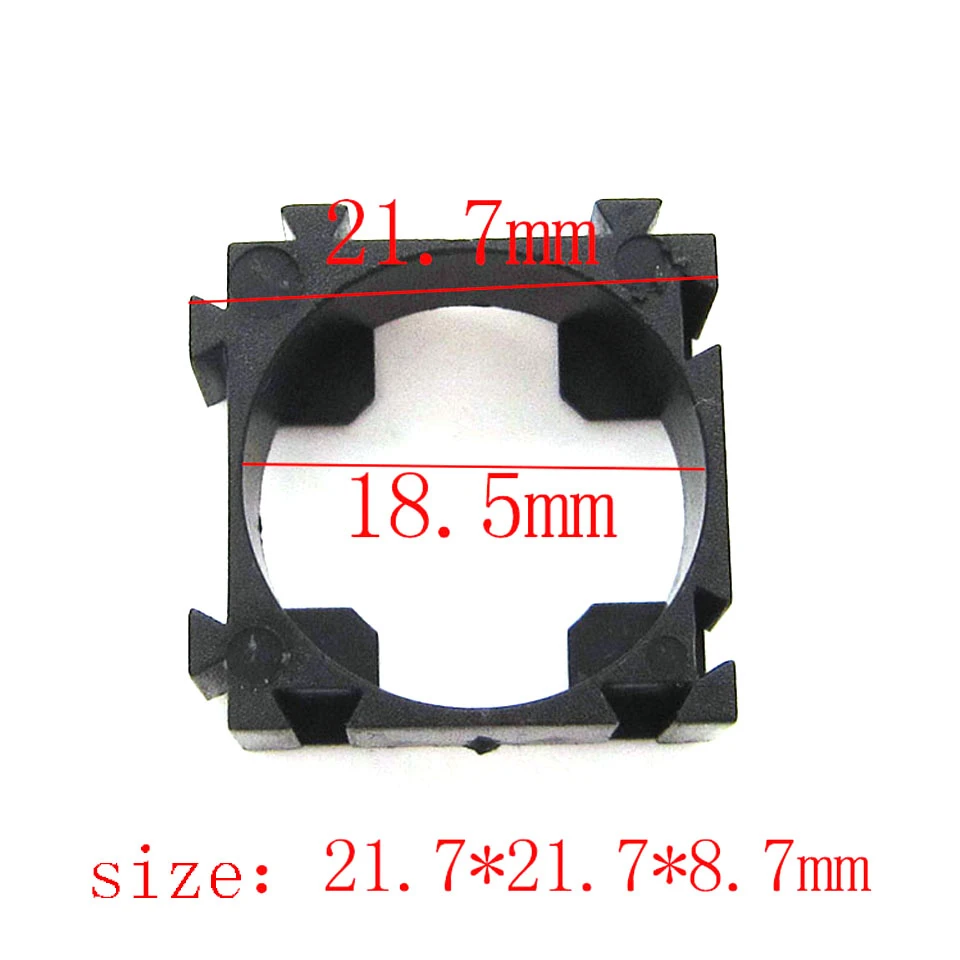 10 Pcs 18650 Lithium Battery Bracket Electric Vehicle Battery Bracket 18650 Battery Holder Fixed Combination Bracket