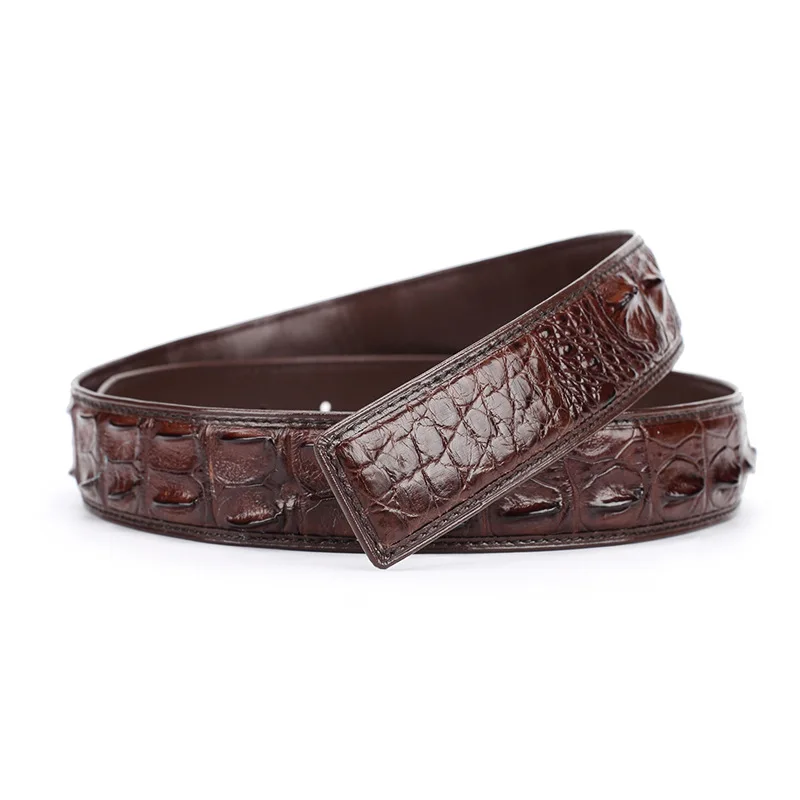 2023 new fashion 3.8cm belt high quality for men women genuine strap Crocodile leather belt luxury crocodilian free shipping