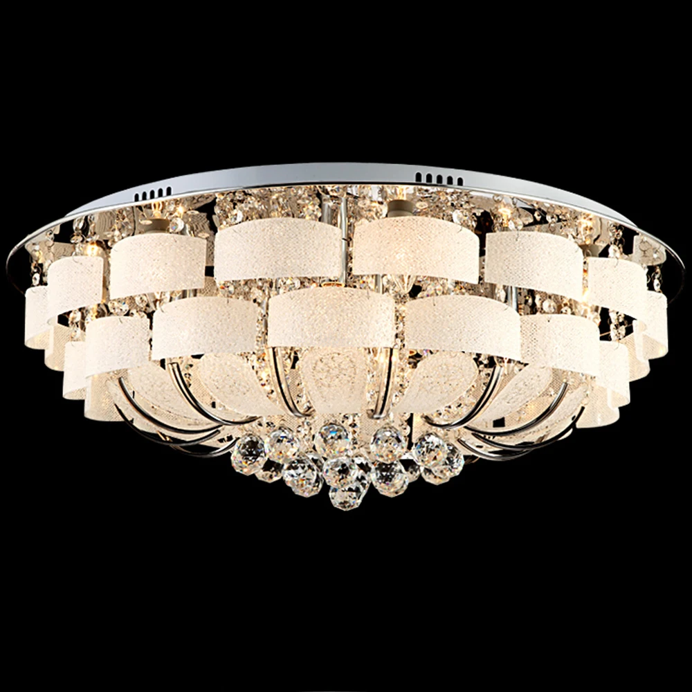 led e14 Stainless Steel Crystal Dimmable LED Lamp.LED Light.Ceiling Lights.LED Ceiling Light.Ceiling Lamp For Foyer Bedroom Hall