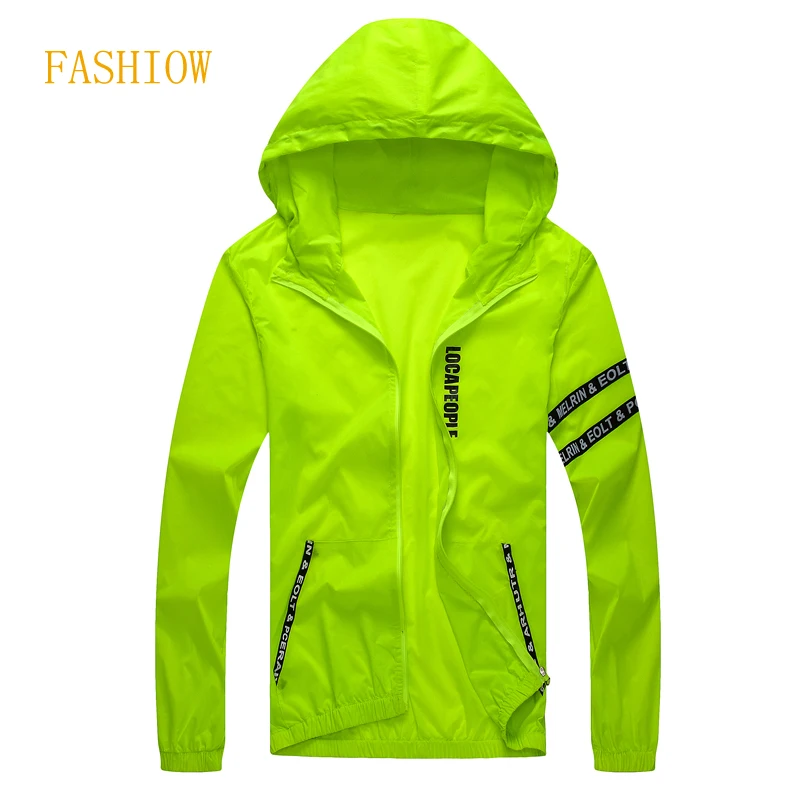 

Hot Selling Spring Autumn Men's Summer Casual Jacket Hooded Jacket Fashion Thin Windbreaker Zipper Coats M-4XL