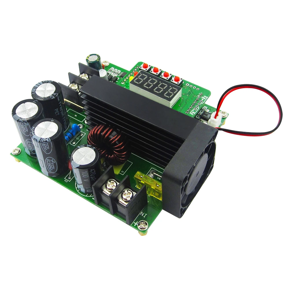 B900W Input 8-60V to 10-120V 900W DC Converter High Precise LED Control Boost Converter DIY Voltage Transformer Module Regulator