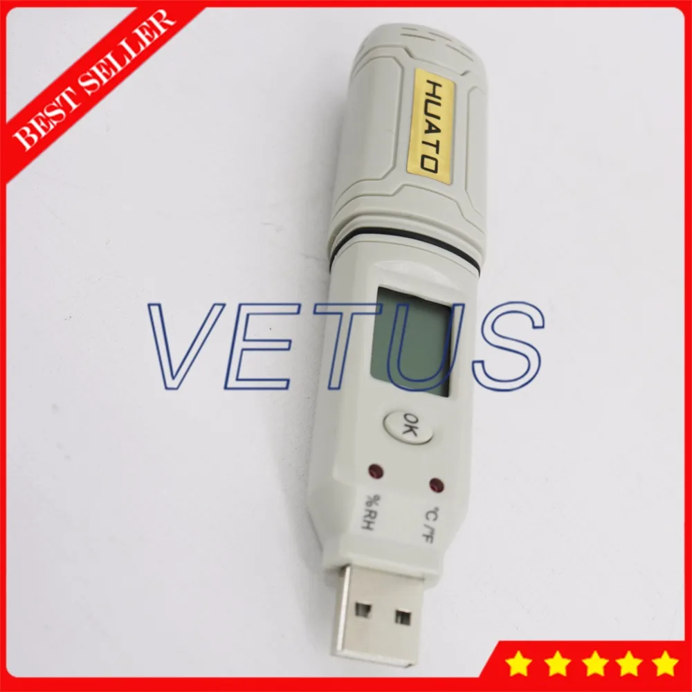 

2 in 1 USB Temperature Humidity Datalogger 4,3000 Storage Meter with HE173 Digital Thermometer Hygrometer Data Logger