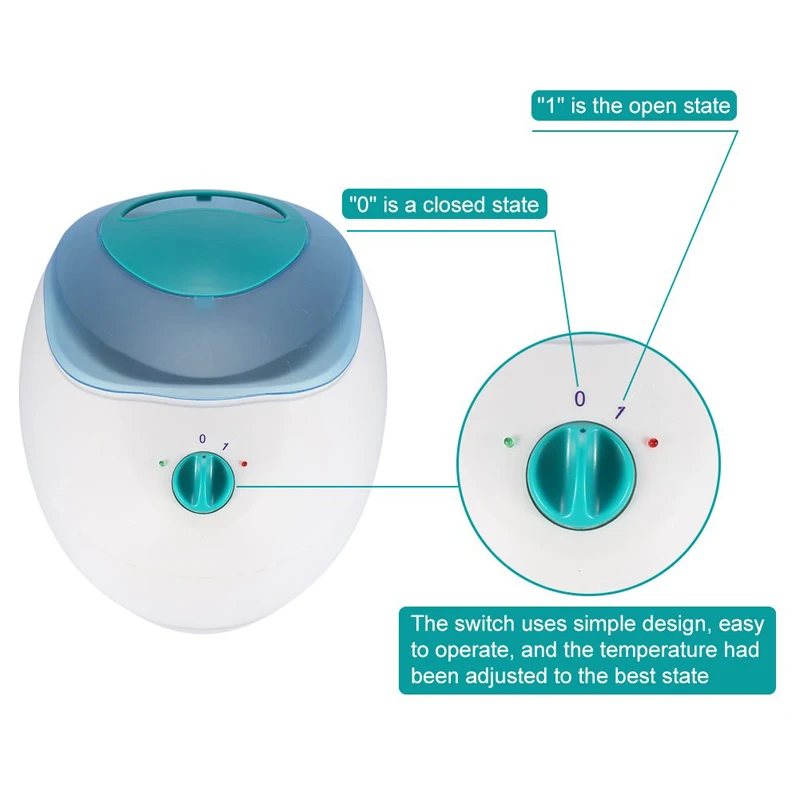 2.2L Wax Warmer Paraffin Heater Machine Pot, Bath Wax Electric Heater for Hair Removal Beauty Hand and Foot Skin Care