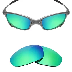 SNARK POLARIZED Resist SeaWater Replacement Lenses for Oakley Juliet X-Metal Sunglasses Emerald Green