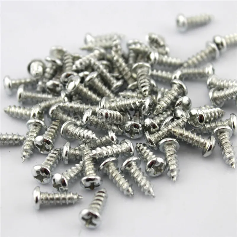 100pcs/Pack J319 M4 3Standard Schwelle Selbst Schrauben Runde Oblate