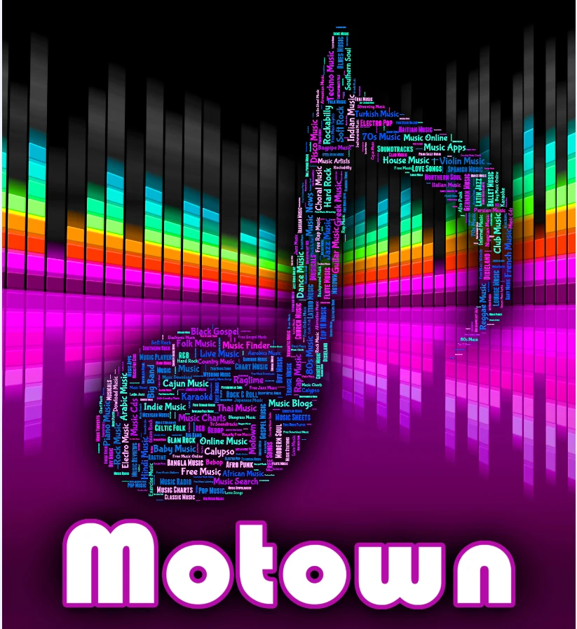 10x10FT Motown Music City Sparkle Notes Club Custom Photo Backdrop Studio Background Vinyl 300cm x 300cm