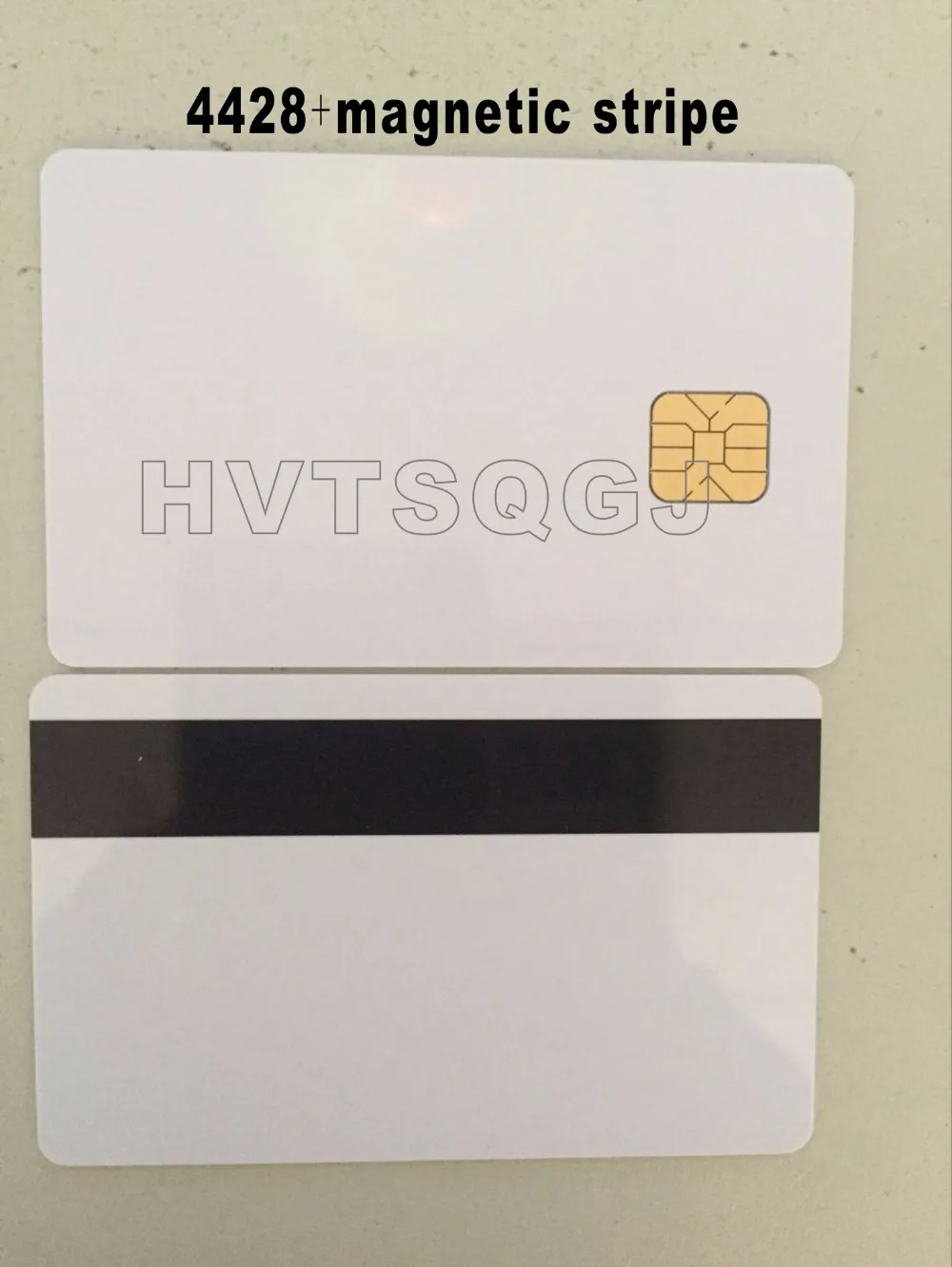 

20PCS/Lot 2 in 1 Composite Contact Blank/White Memory Smart IC SLE 4428 Chip Card With Hi-Co Magnetic Stripe Free Shipping