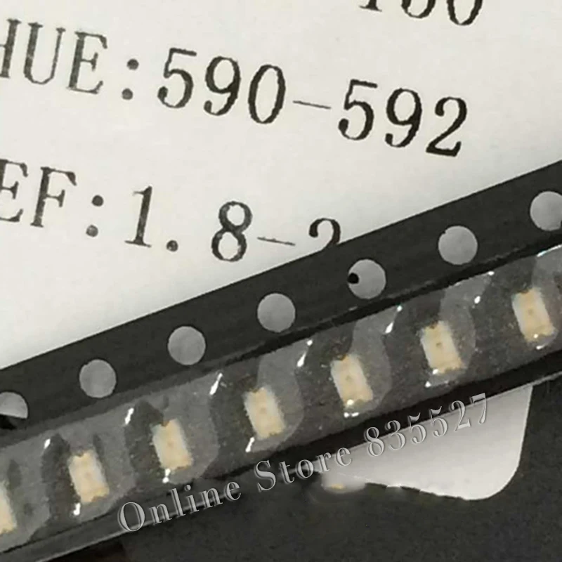 3000PCS/LOT 2012 0805 yellow SMD lamp beads Ultra bright 120-150mcd LED light emitting diode leds highlight