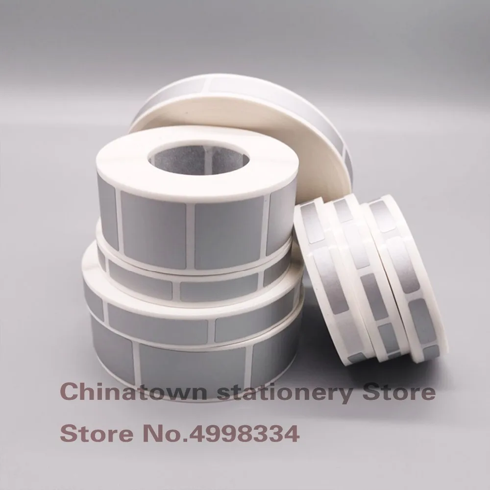 

1000PCS' Оптовая торговля, маленький размер, премиальная карта с покрытием, царапины, пленка, стикер для паролей, царапины, покрытие карты, наклейки