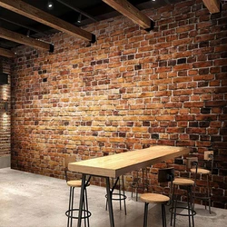 Custom Photo Wallpaper Retro Imitation Red Brick Mural Canvas 3D Wall Paper Bedroom Living Room Sofa TV Background Home Decor