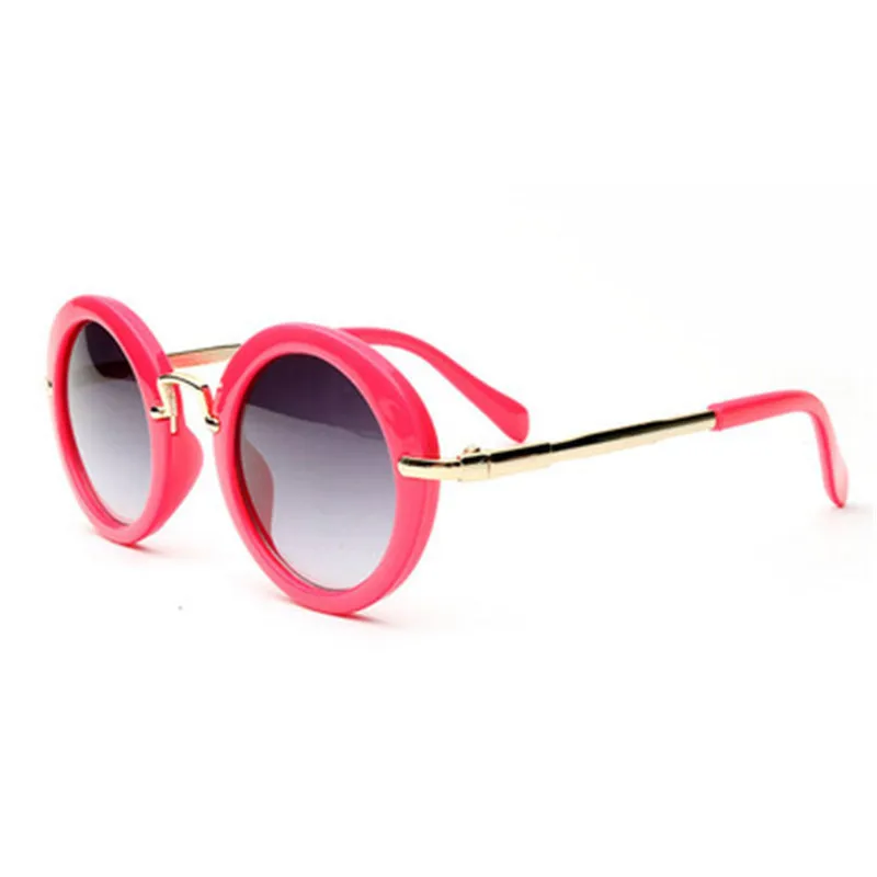 Beautyeye Fashion Round Kids Sunglasses Children Sun Glasses Anti-uv Baby Vintage Eyeglasses Girl Cool 6Color infantil UV400