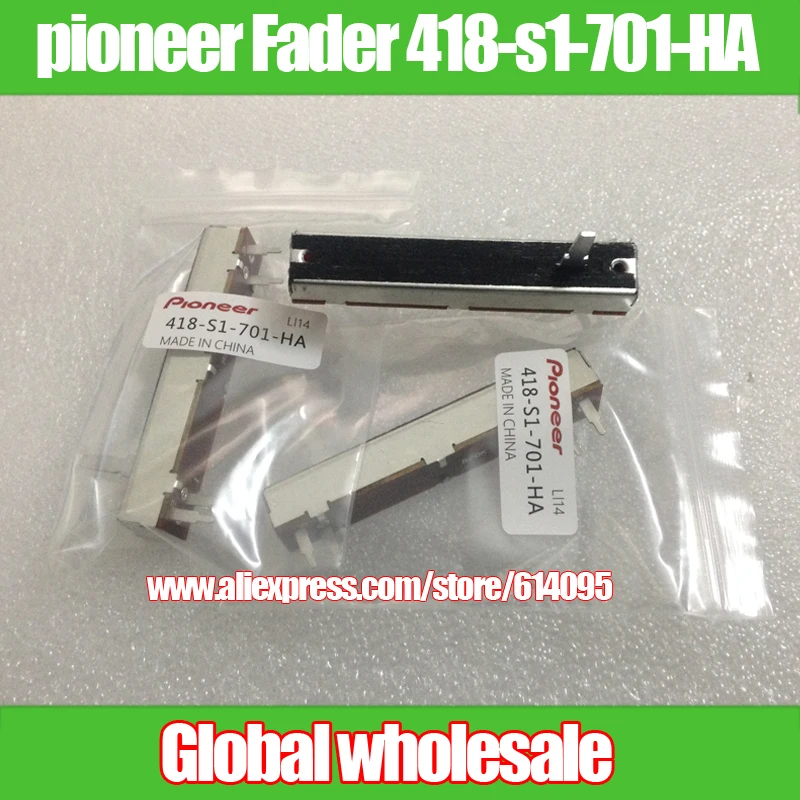 3pcs for Pioneer Disc Player DDJ-WEGO DDJ-WEGO2 Volume fader new potentiometer 418-S1-701-HA