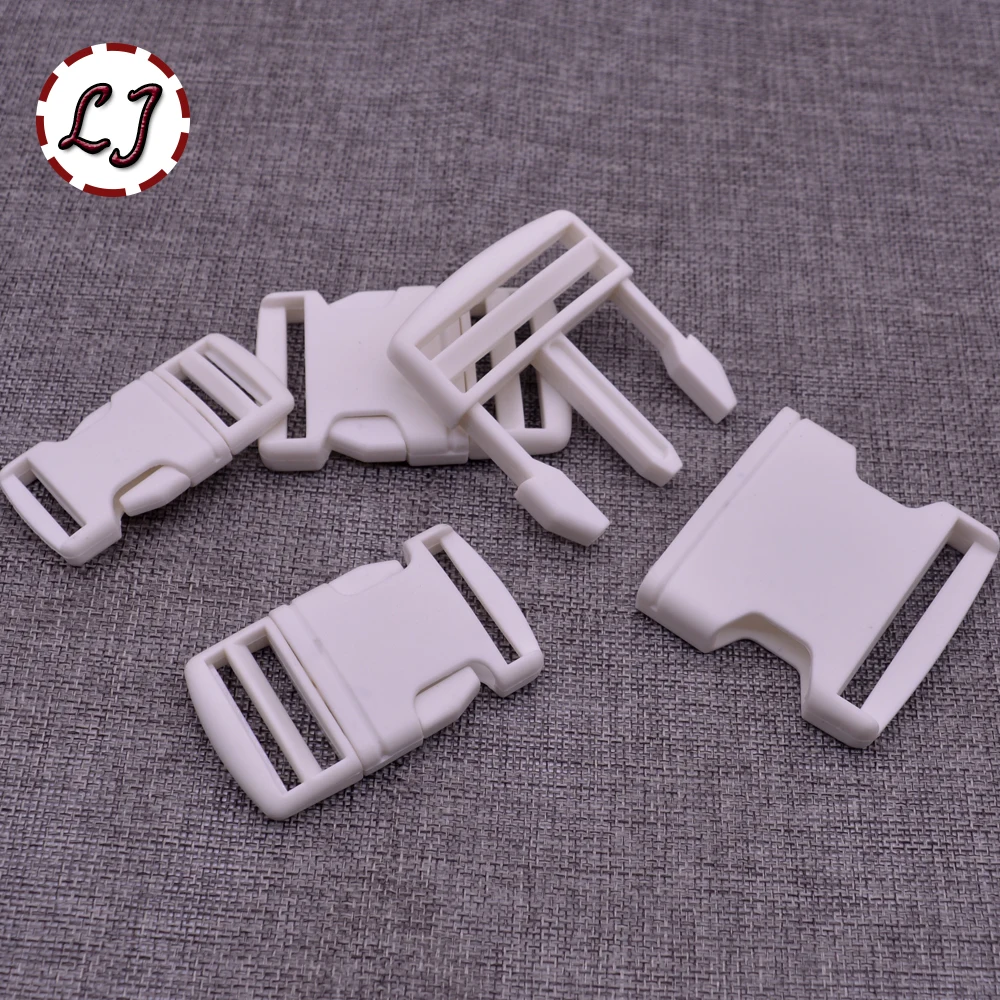 New arrived Webbing Dual Adjustable Arched Buckle for Luggage Hiking Camping Bags backpack buckles white 25mm/32mm/36mm/50mm