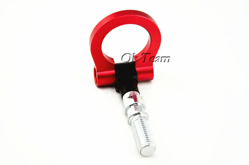 free shipping Japan Models Car Auto Trailer Hook Ring Eye Tow Towing Front Rear Red New Towing Bars