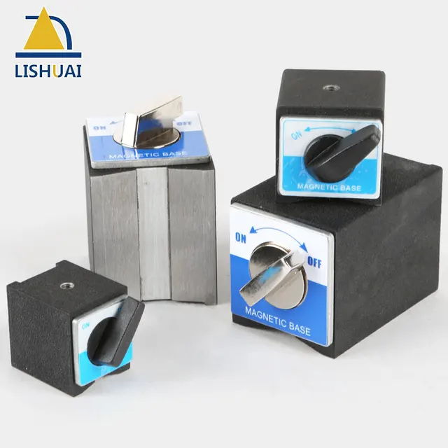 LISHUAI On/Off Magnetyczny uchwyt podstawowy Przełączany magnes neodymowy Zacisk wskaźnikowy 30kg/50kg/80kg/100kg