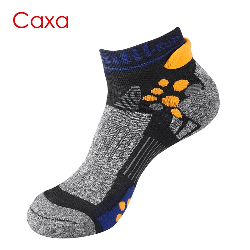 CX16302 Caxa Marathon Running Short Socks Breathable Quick-drying High-quality Outdoor Hiking Sports Socks 2 Pairs/Lot for 39-43