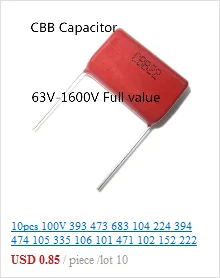 12 teile/los 250 v 47 uf 13*20 20% RADIAL aluminium-elektrolytkondensator 47000NF 20% – Detail 8