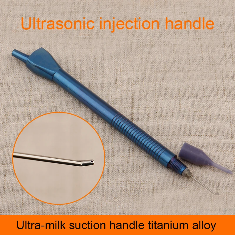 Microscopic Ophthalmic Instruments Titanium Ultra Microemulsion Sucking Handle Titanium Alloy I/A Washing Handle Tool