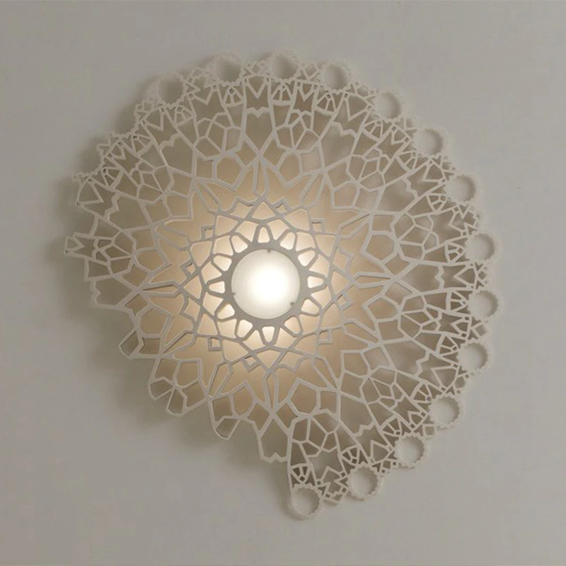 Post Modern D65/100cm Dimmable LED with Remote white gold wall light lamp honeycomb beehive style LED wall sconce light