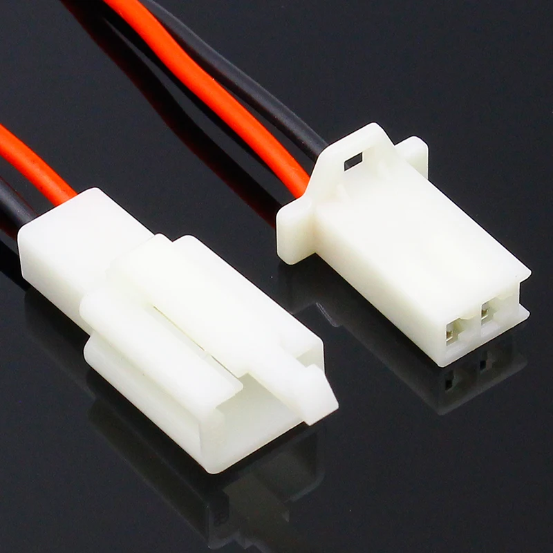 1 Kit 2 Pin Way Electrical Wire Connector Plug Set auto connectors with cable/total length 21CM