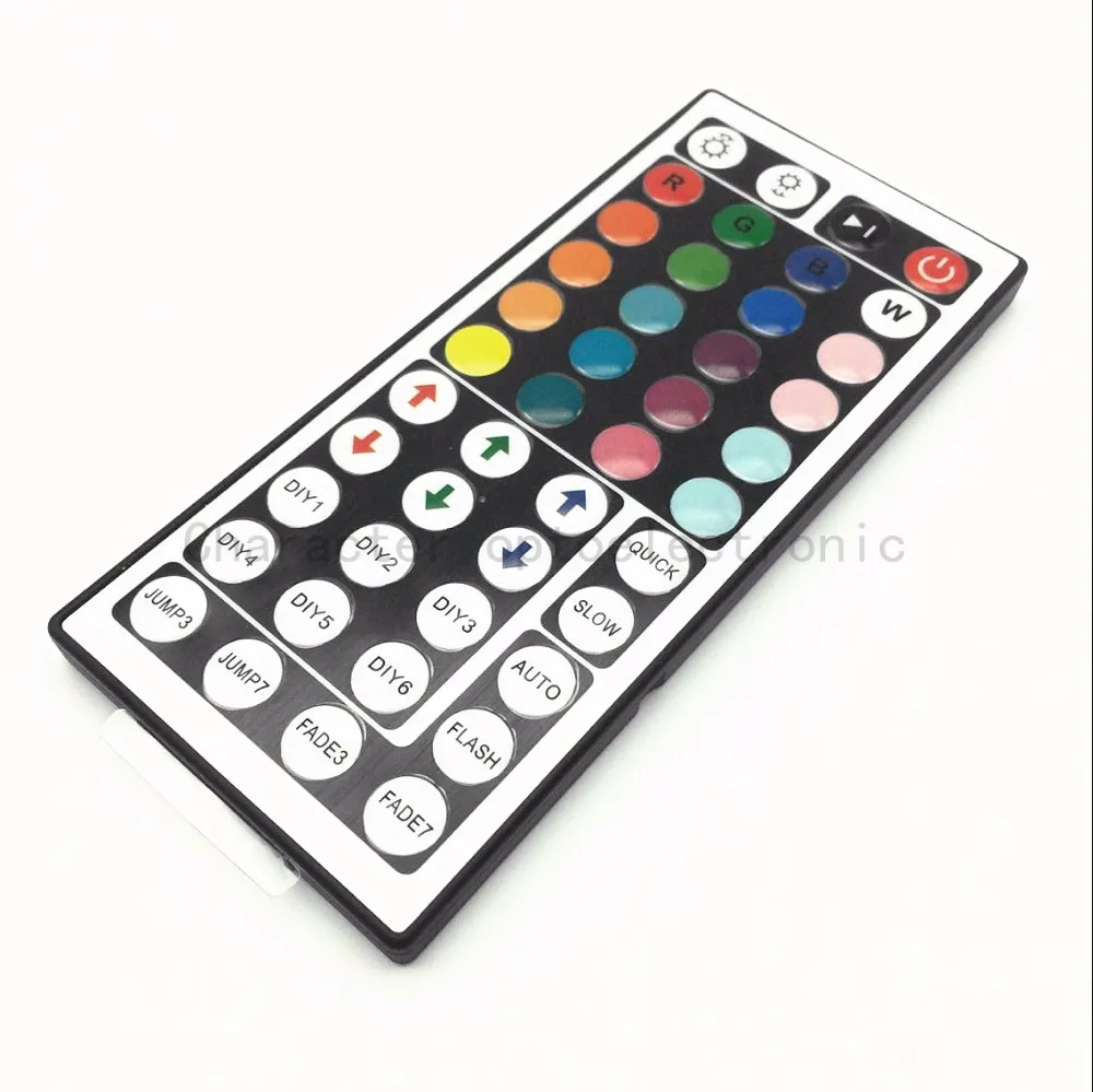 1-10PCS/Lot 44 Keys LED IR RGB Mini USB Controler For SMD 3528 5050 LED Strip LED Lights Controller IR Remote Dimmer Input