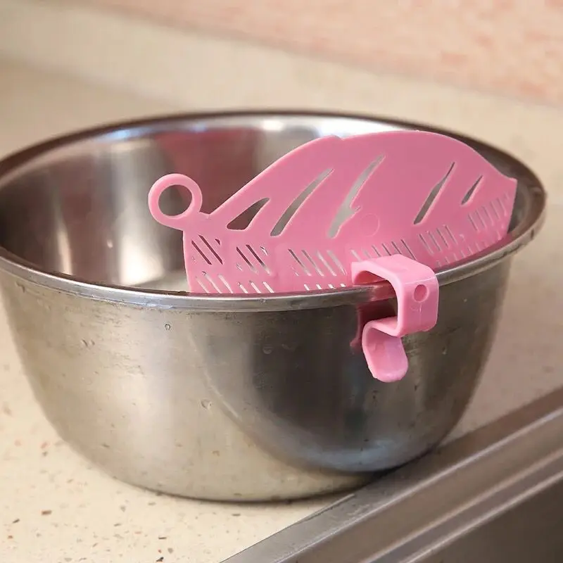 1Pc Leaf Shaped Rice Wash Gadget Noodles Spaghetti Beans Colanders & Strainers Kitchen Fruit&Vegetable Cleaning Tool