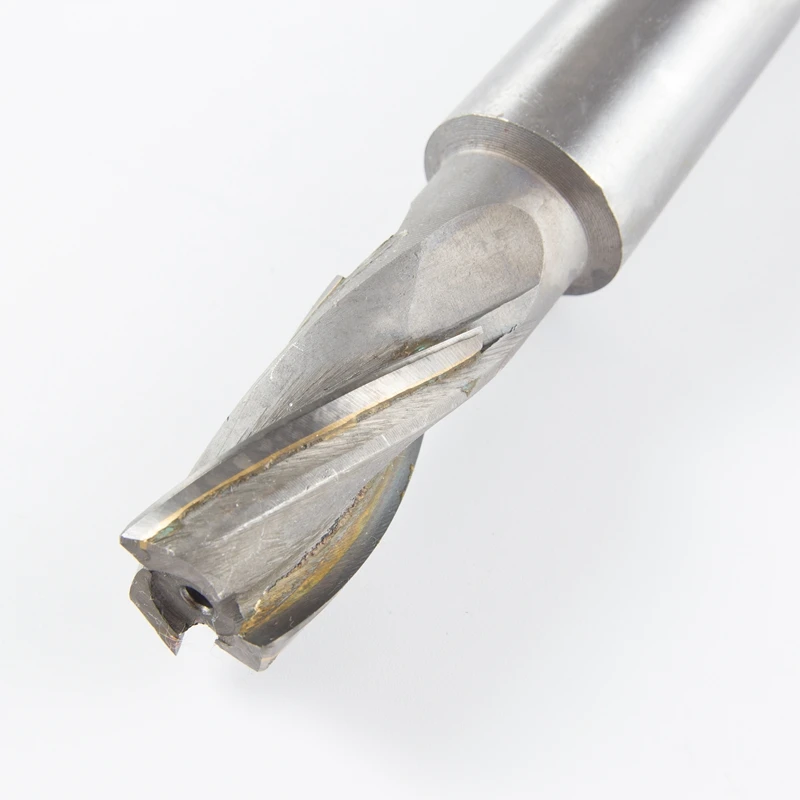 carbide tipped milling cutter 28x45mm solid carbide welded end mill brazed carbide helical end mills taper shank