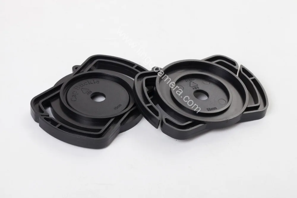 Capa de lente com fivela de boné keeper, capa de lente de 37mm ou 58mm e 46mm para centro