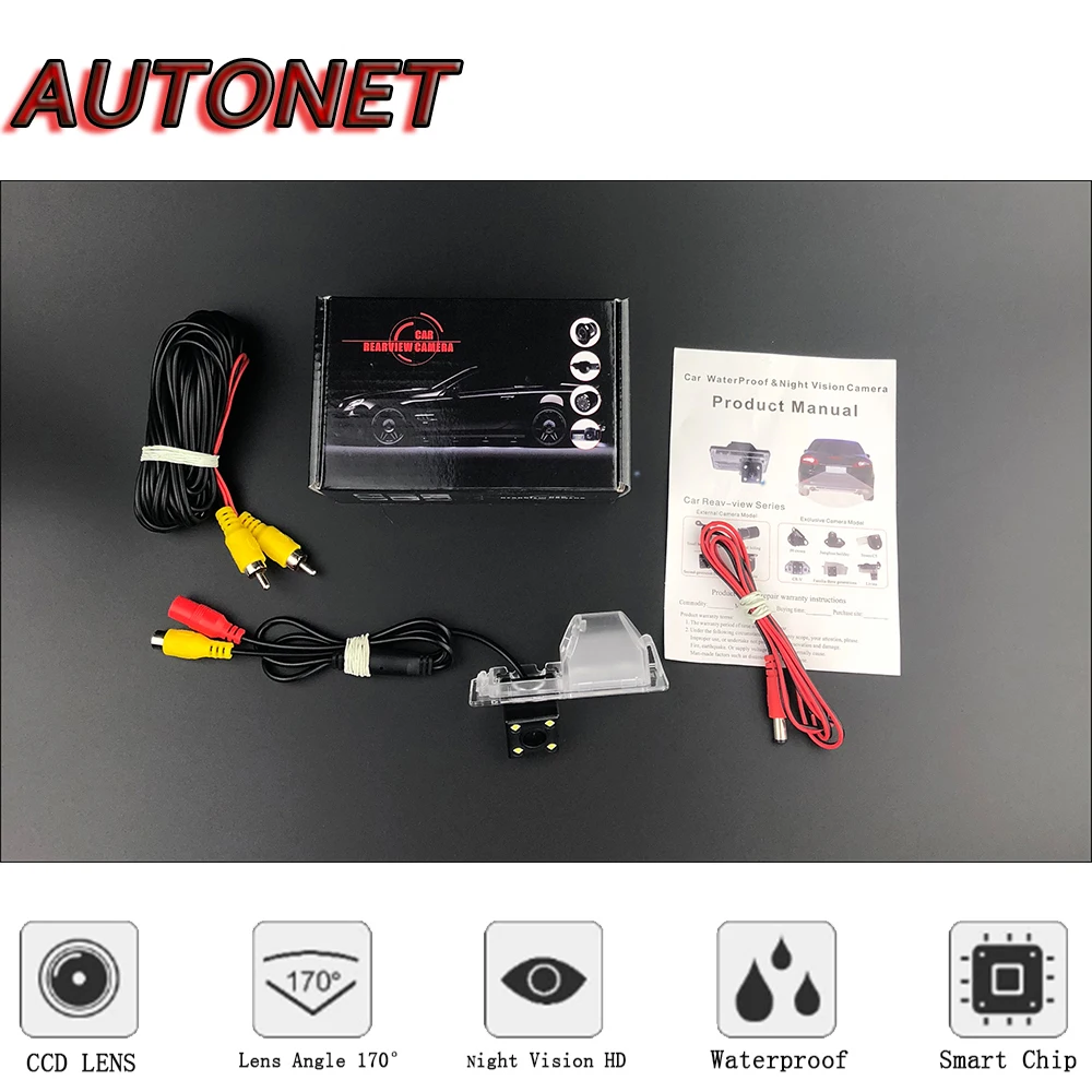 AUTONET Backup Rear View camera For Morris Garages MG ZS 2017 2018 2019 2021SUV Night Vision parking camera/license plate camera